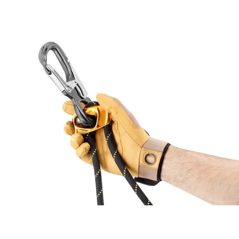 Petzl, Connector Eashook Open, Connector with gated Connection Point for Double Lanyard and Work Positioning Lanyard - Image 4